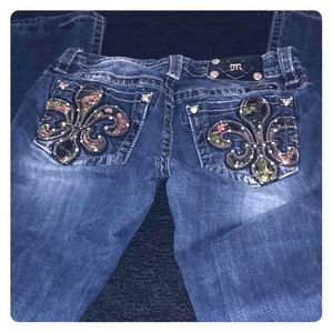 Dark wash Miss me boot jeans size 27